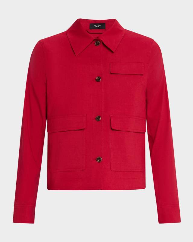 Casual Crunch Linen Jacket